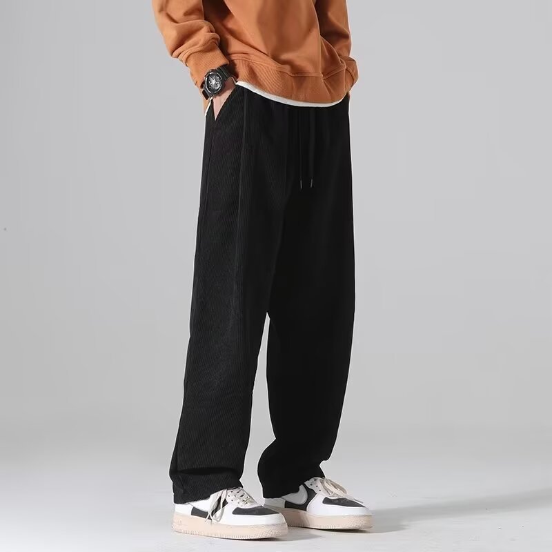 Howard men's retro relaxed fall pants, front view