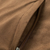 James | Suede Bomber Jacket with Padded Lining