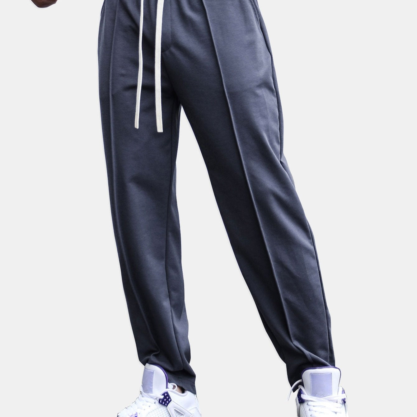 Denis | Tapered Joggers with Crease