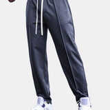 Denis | Tapered Joggers with Crease