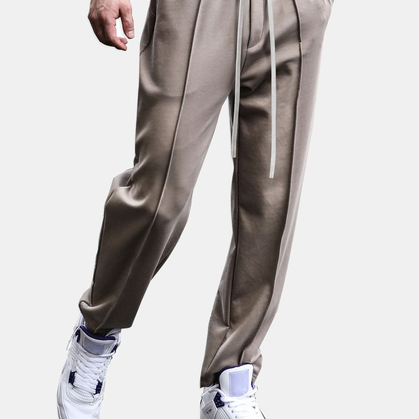 Denis | Tapered Joggers with Crease