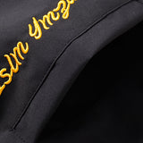 Jensen | Stand Collar Baseball Jacket with Contrast Embroidery
