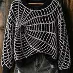 Jocelyn Spider Web Sweatshirt, detail view