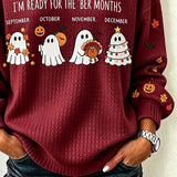 Michelle Holiday Ghost Sweatshirt, detail view