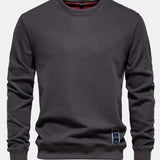 Callum | Fine Knit Crew Neck Sweater