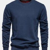 Callum | Fine Knit Crew Neck Sweater