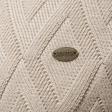 Reese | Geometric Motif Jacquard Crew Neck Sweater