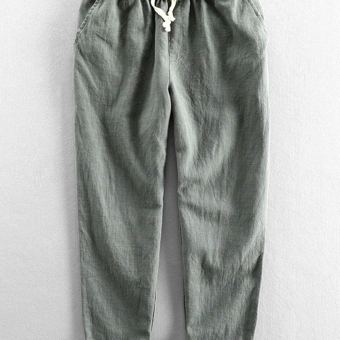 Emile | Linen Cotton Cropped Pants