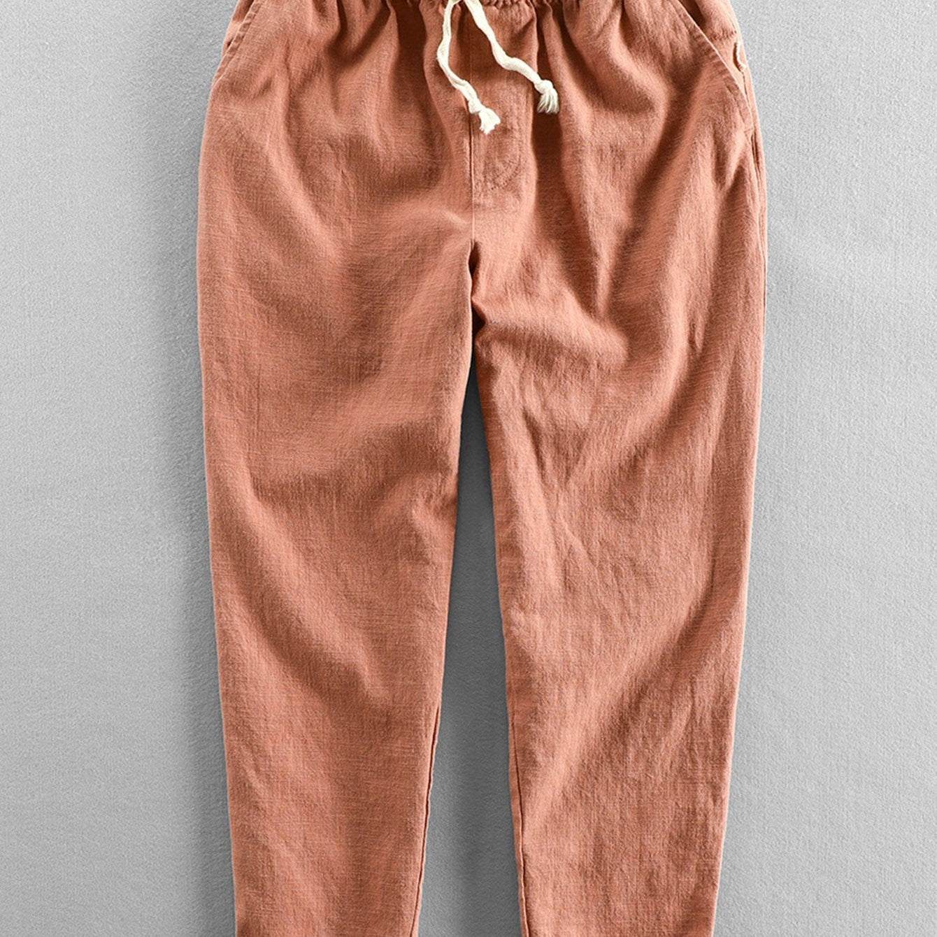 Emile | Linen Cotton Cropped Pants