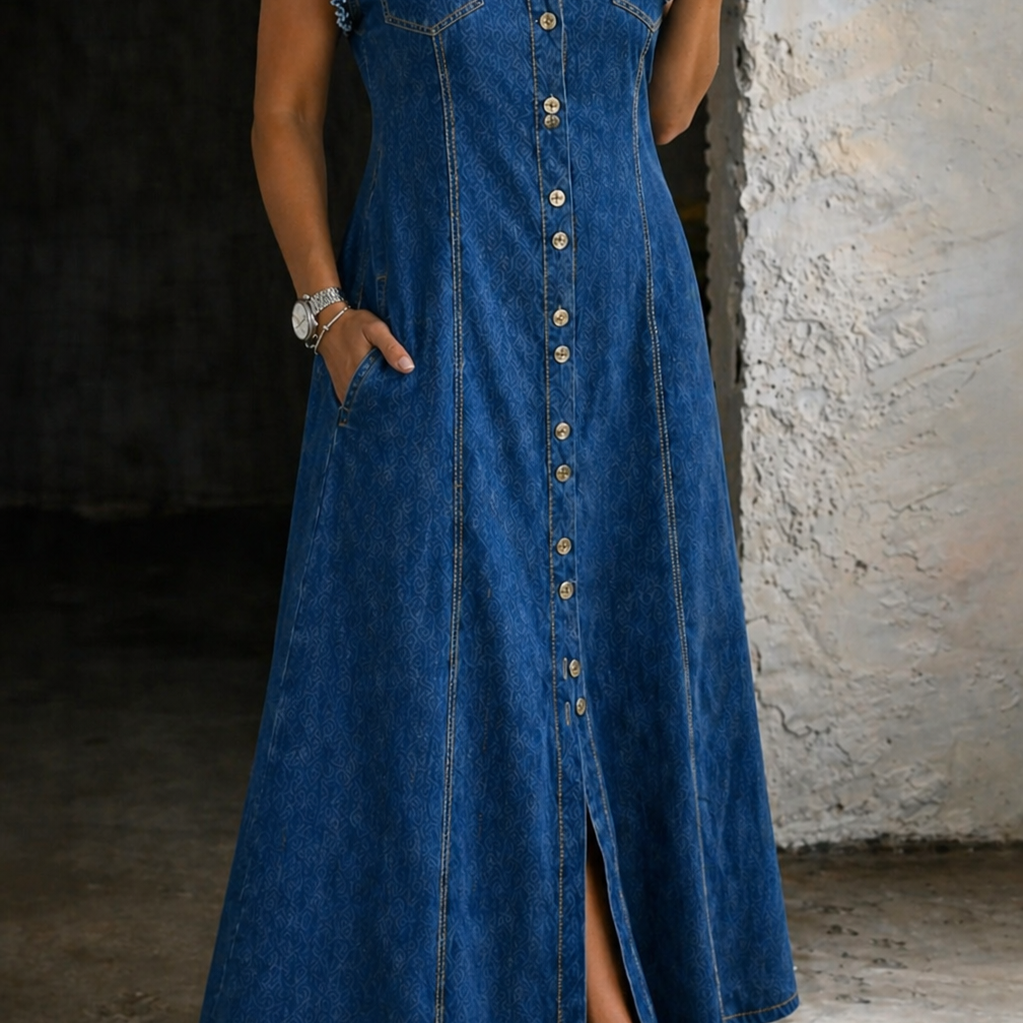 Skylar - Plus Size Denim Dress