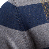 Walker | Checked Crew Neck Sweater