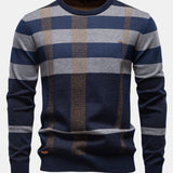 Walker | Checked Crew Neck Sweater