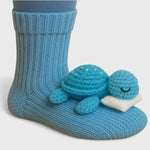 Kay Turtle socks, front view
