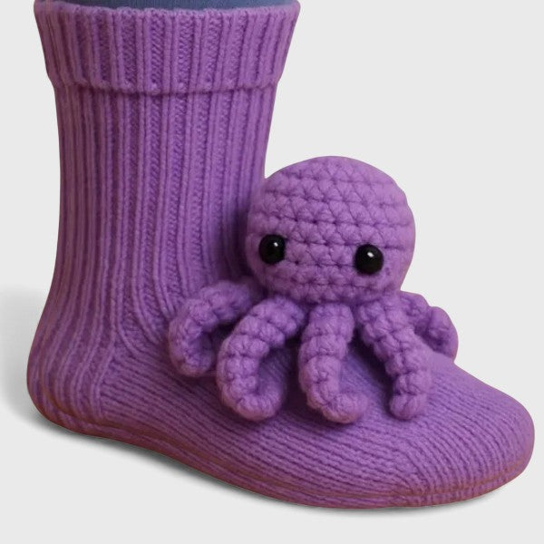 Kristin Octopus socks, front view