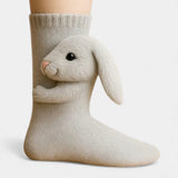 Connie Bunny socks, front view
