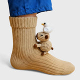 Penny Capybara socks, front view