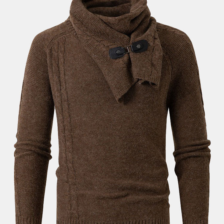 Rhys | Sweater with Detachable Shawl Collar