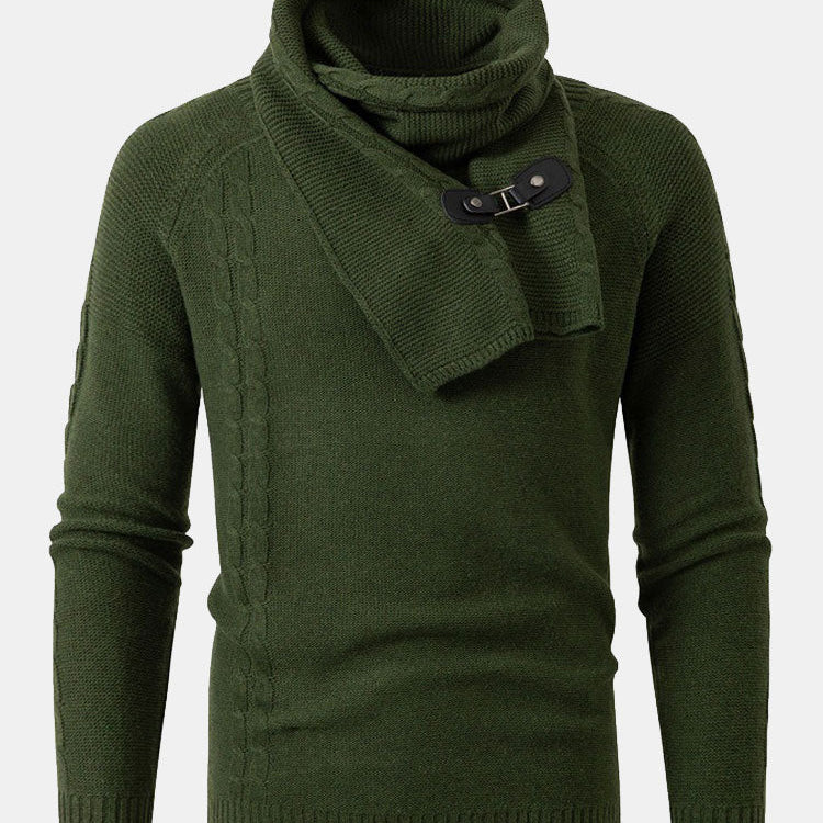 Rhys | Sweater with Detachable Shawl Collar