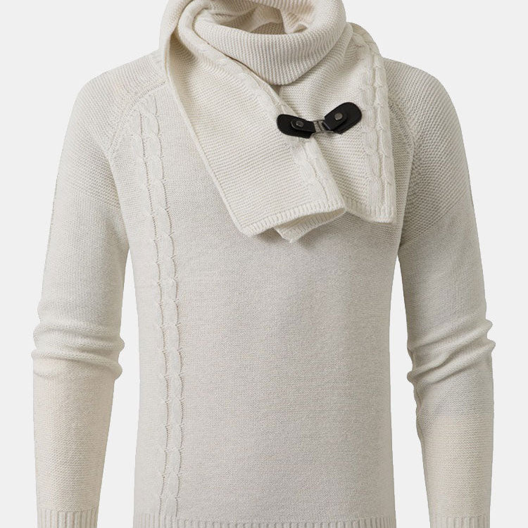 Rhys | Sweater with Detachable Shawl Collar