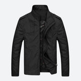 Dwight men's lightweight military jacket in Black, view 3