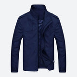 Dwight men's lightweight military jacket in Dark Blue, view 2