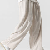 Remi | Wide Leg Linen Cotton Pants