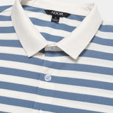 Kevin | Blue Striped Polo