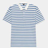 Kevin | Blue Striped Polo