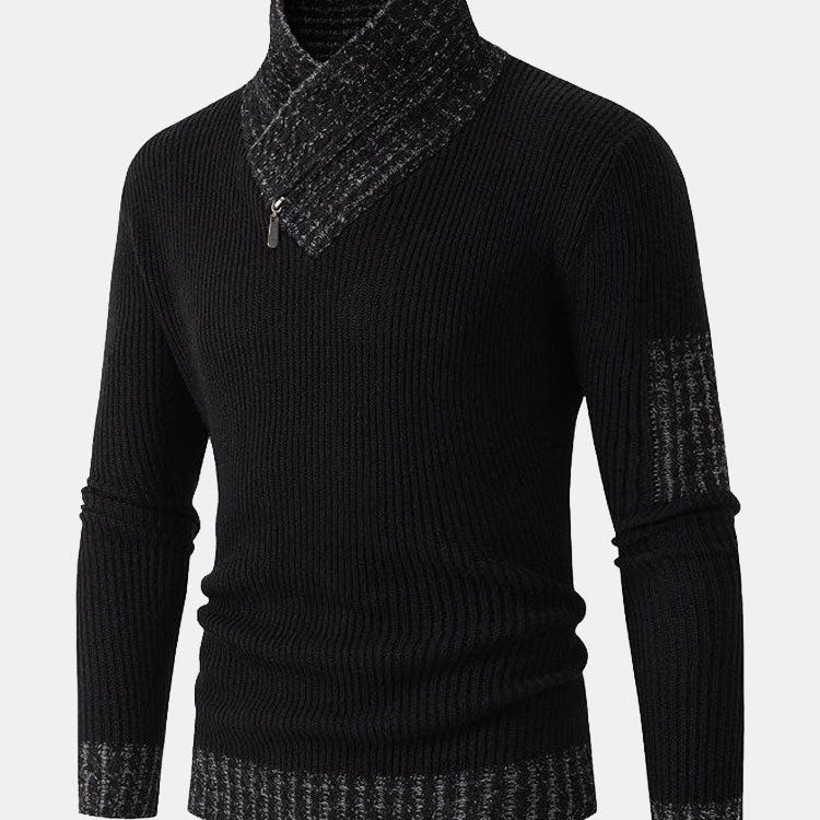 Nash | Contrast Turtleneck Sweater