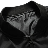 Preston | Zip-Up Bomber Jacket with Text Print