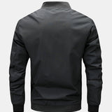 Preston | Zip-Up Bomber Jacket with Text Print