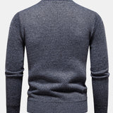 Miles | Geometric Jacquard Crew Neck Sweater