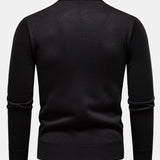 Miles | Geometric Jacquard Crew Neck Sweater