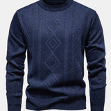 Miles | Geometric Jacquard Crew Neck Sweater