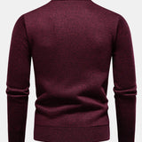 Miles | Geometric Jacquard Crew Neck Sweater