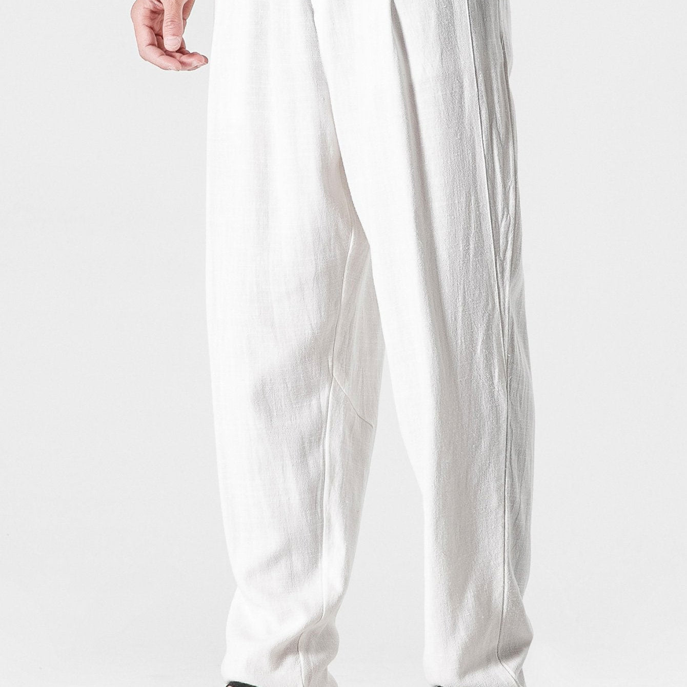 Michel | Relaxed Fit Linen Harem Pants