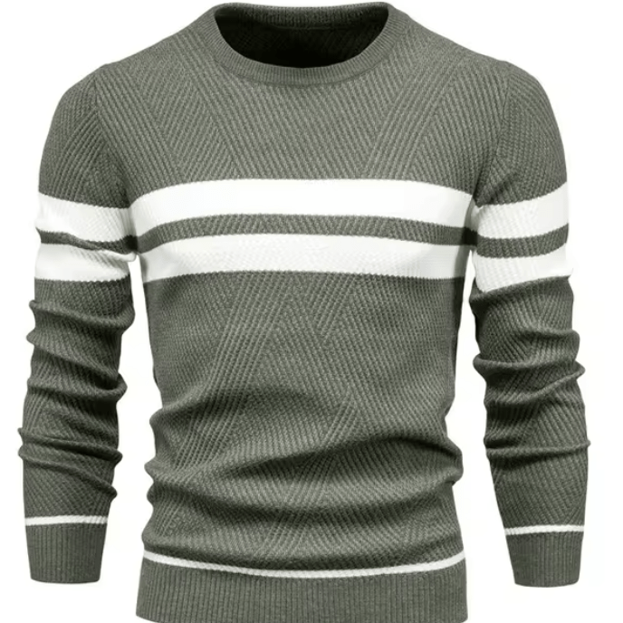 Finn | Herringbone Knit Sweater