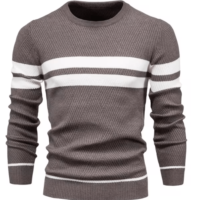 Finn | Herringbone Knit Sweater