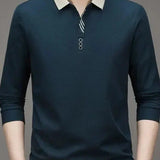Patrick | Long Sleeve Polo with Ribbed Cuffs