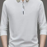 Patrick | Long Sleeve Polo with Ribbed Cuffs