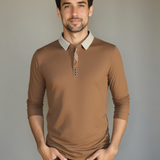 Patrick | Long Sleeve Polo with Ribbed Cuffs