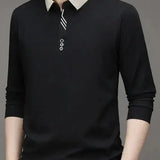 Patrick | Long Sleeve Polo with Ribbed Cuffs