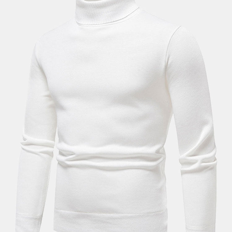 Theodore | Faux Fur Lined Turtleneck Sweater