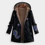 Adele | Sherpa Jacket with Folk Print