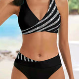 Mackenzie | Warm-Tone Print Bikini