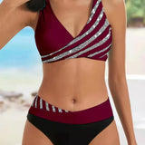 Mackenzie | Warm-Tone Print Bikini