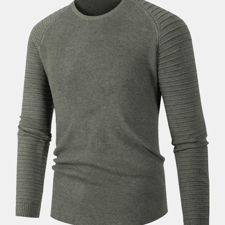 Duncan | Slim Fit Raglan Crew Neck Sweater