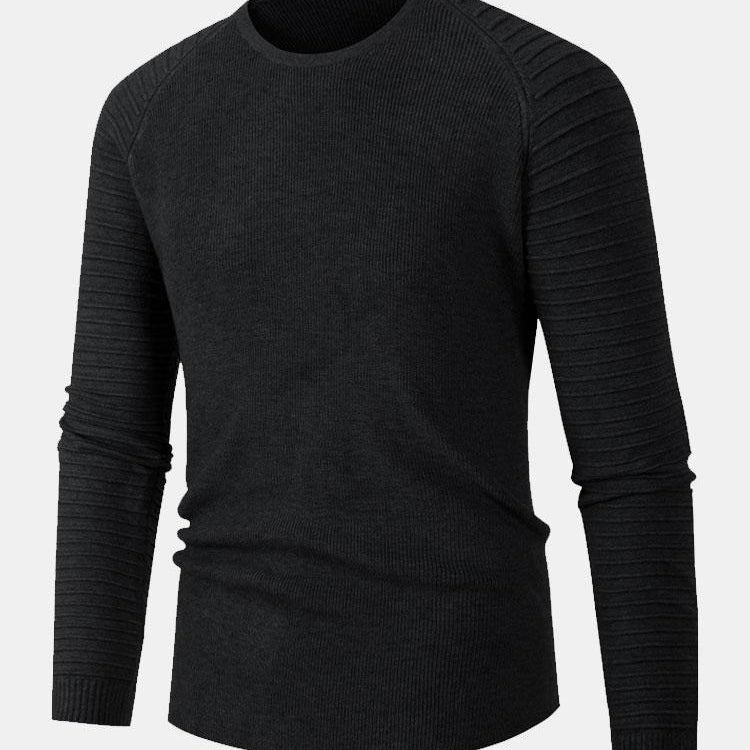 Duncan | Slim Fit Raglan Crew Neck Sweater