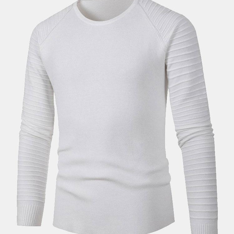 Duncan | Slim Fit Raglan Crew Neck Sweater