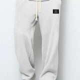 Pierce men's waffle texture drawstring pants in White, view 2